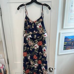 Floral Spaghetti Strap Dress